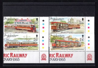 1993 Isle of Man Centenary of Manx Electric Railway Commemorative Stamps Fine Used
