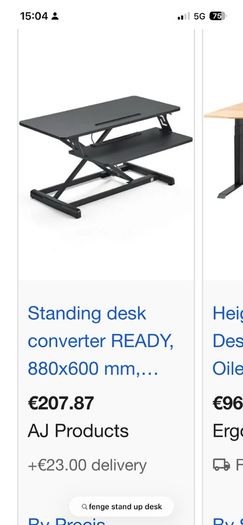 Standing desk