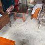 Antique Mahogany Table with Glass Top Image 9