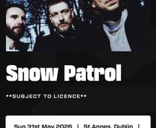 Snow Patrol 31st May St Ann's Park x 3