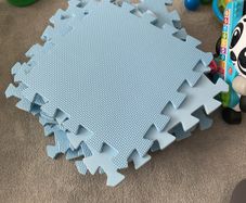 Blue Jigsaw Foam Mats 12 Piece