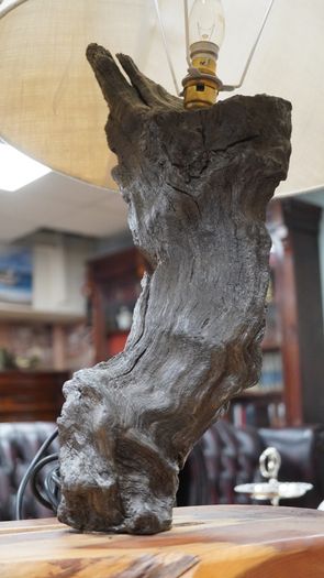 Bog Oak Sentinel_Bog Oak Table Lamp