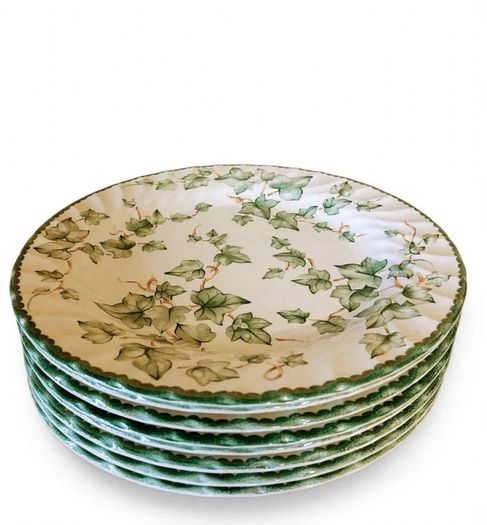 6 Vintage BHS dinner plates