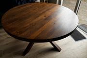 Round Dining Table with Starburst Legs, Ex Display Like New
