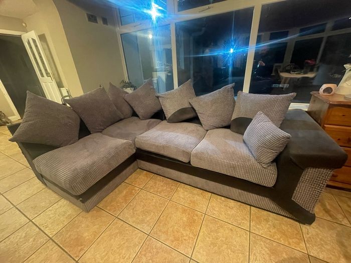 L shaped couch