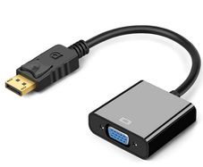 DP to VGA Adapter Cable 1080P DisplayPort Male to VGA Female Converter Adapter For Projector DTV TV HDVD Laptop