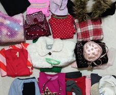 Bundle of girls clothes size 8 to 9 years old