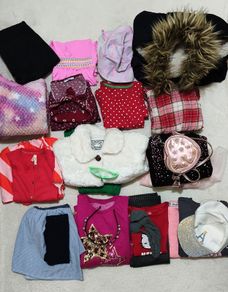 Bundle of girls clothes size 8 to 9 years old