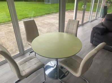Kitchen table and chairs.