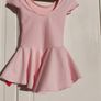 5-6 Y Light Pink Girls Short Sleeve Skirted Leotard Image 4