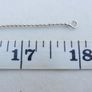 Vintage Sterling Silver 925 Faux Pearl  Pendant 18" Necklace 3,55g Image 10