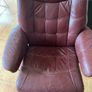 Chair & footstool - swivel chair Image 3