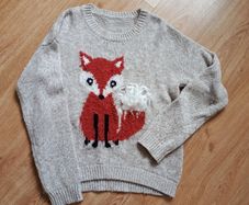 Warm Grey Jumper. Age 13-14