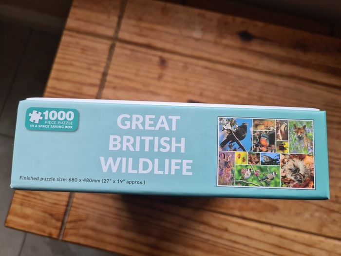 Great British Wildlife 1000 Piece Jigsaw Puzzle