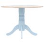 5 Piece Dining Set Solid Rubber Wood Grey and Brown Image 3