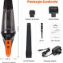 6500pA Handheld Vacuum Cleaner, Cordless Handheld Vacuum with Rechargeable 2500mAh Battery for Home and Car Image 2