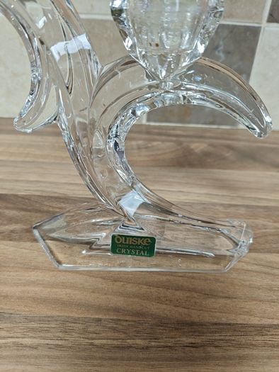 Duiske Crystal Double Candle Holder
