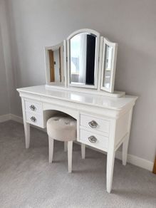 White dressing table