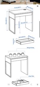 Micke Ikea desk