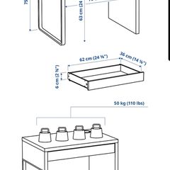 Micke Ikea desk