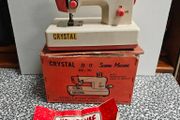 Vintage Crystal brand battery operated toy sewing machine, Very retro