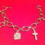 T Bar Charm Bracelet Image 6