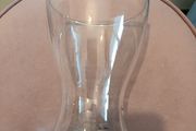 Designer glass vase