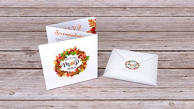 Autumn Trifold Invitation