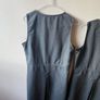 Dunnes grey pinafore x2 (as new) age 13-14 Image 7