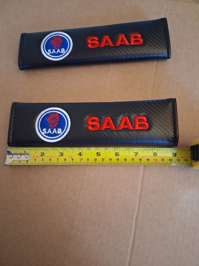 Brand New SAAB Seat Belt Shoulder Pads. Collect In Dublin Or Receive Via Post.