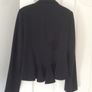 Black Blazer with buttons and peplum flare at the back - size 14 Image 3