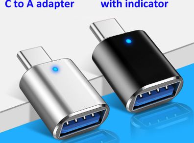USB 3.0 to Type C OTG Adapters USBC Male to USBA Female Converter Micro 5Pin Connector for Samsung Xiaomi Huawei Apple Macbook