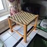 Vintage weave stool Image 2
