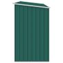 Garden Firewood Shed Green 245x98x159 cm Galvanised Steel Image 2