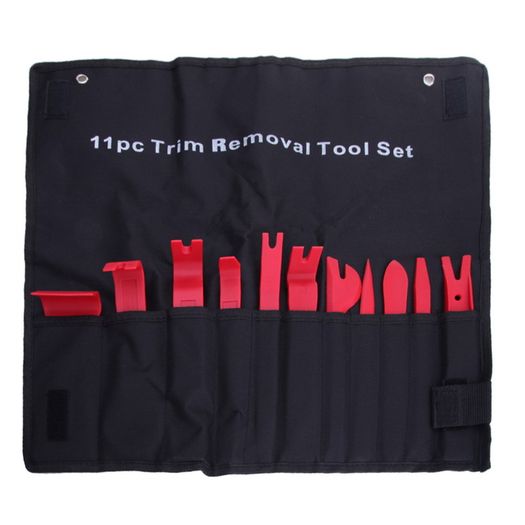 11pc Car Trim Door Panel Removal Molding Set Kit Pouch Pry Tool Interior Van DIY