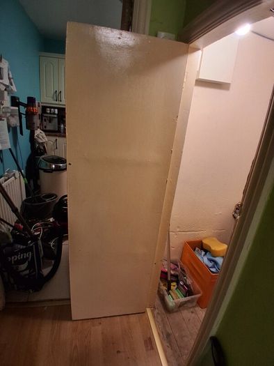 under the stairs door