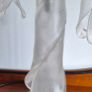 Vintage hand blown glass shade lamp. Image 3