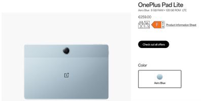 OnePlus Pad Lite tablet 8GB RAM 128GB Storage