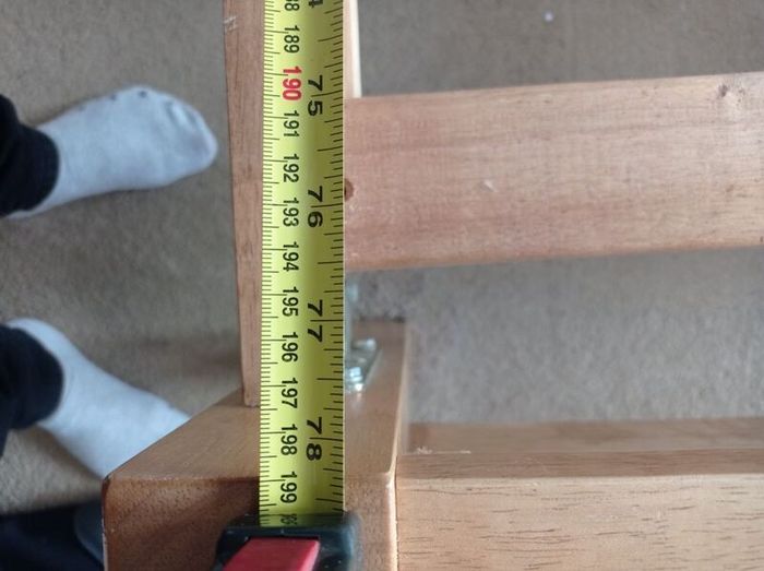 king bed frame light oak