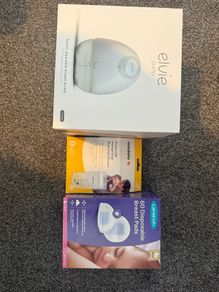 Elvie wearable breast pump & extras