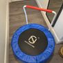 Northern Stone 36-Inch Folding Mini Fitness Trampoline Aerobic Exercise Rebounder with Handle   The 36" foldable trampoline Image 2