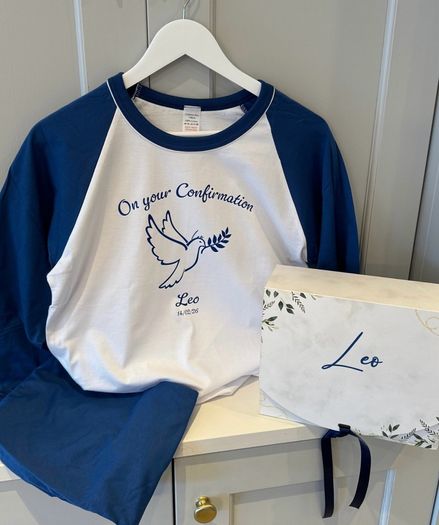 Boys Communion / Confirmation Personalised pyjamas
