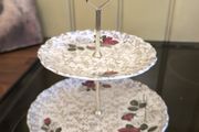 vintage cake stand