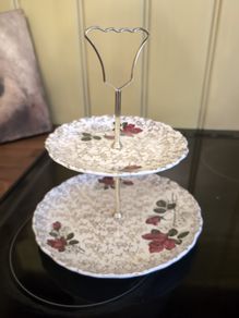 vintage cake stand