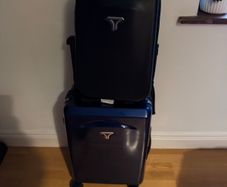 Tramora Smart Carry-On Luggage - Laptop Stand, Charging Ports & Dual TSA Locks plus a laptop bag