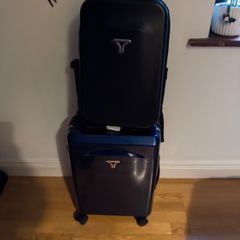 Tramora Smart Carry-On Luggage - Laptop Stand, Charging Ports & Dual TSA Locks plus a laptop bag