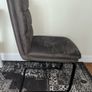 Upholstered Grey Dining Chair Image 2