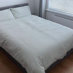 Double bed with storage