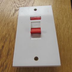 45 Amp Tall DP Cooker Switch With Neon