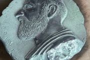 Vintage Greek Hippocrates Wall Plaque With Original Description Label